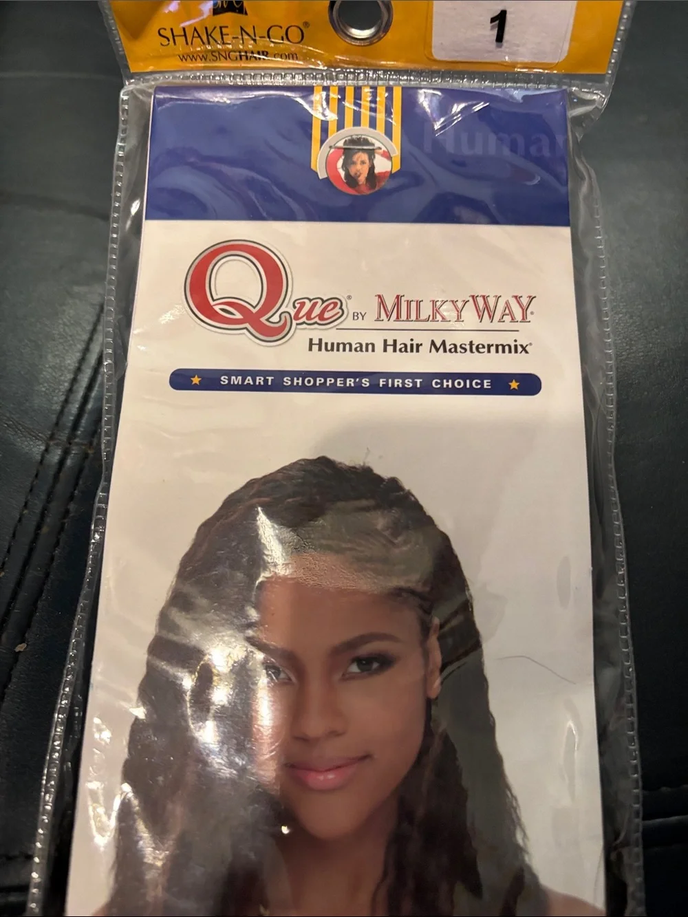 Que Wet & Wavy Natural Super Bulk Hair - Black